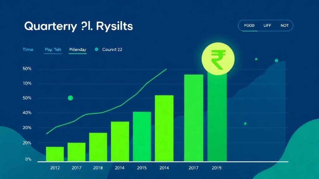 Eternal Zomato Q4 FY26 results chart with rising profitability and Indian rupee